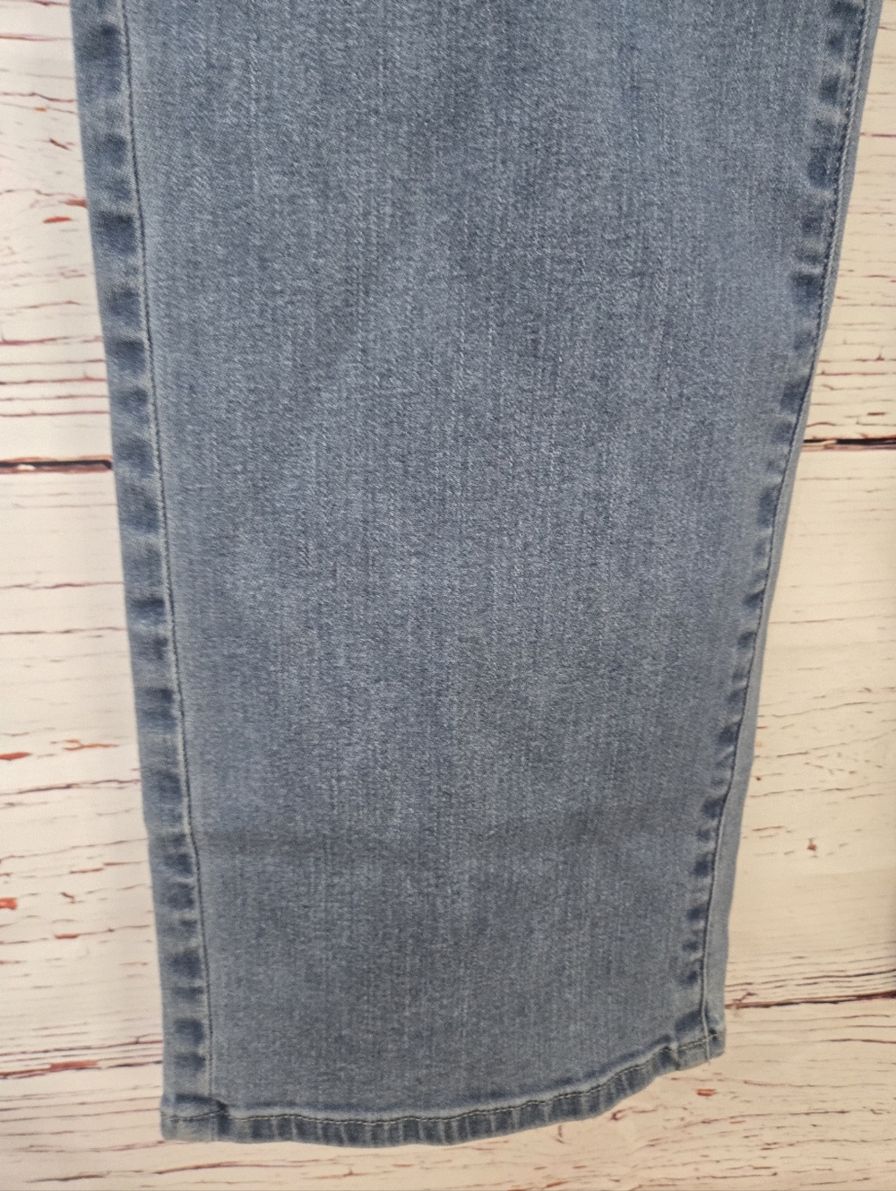 NWOT NYDJ Bailey Relaxed Straight Jeans 14W Women Blue Lift Tuck Denim - Picture 4 of 14